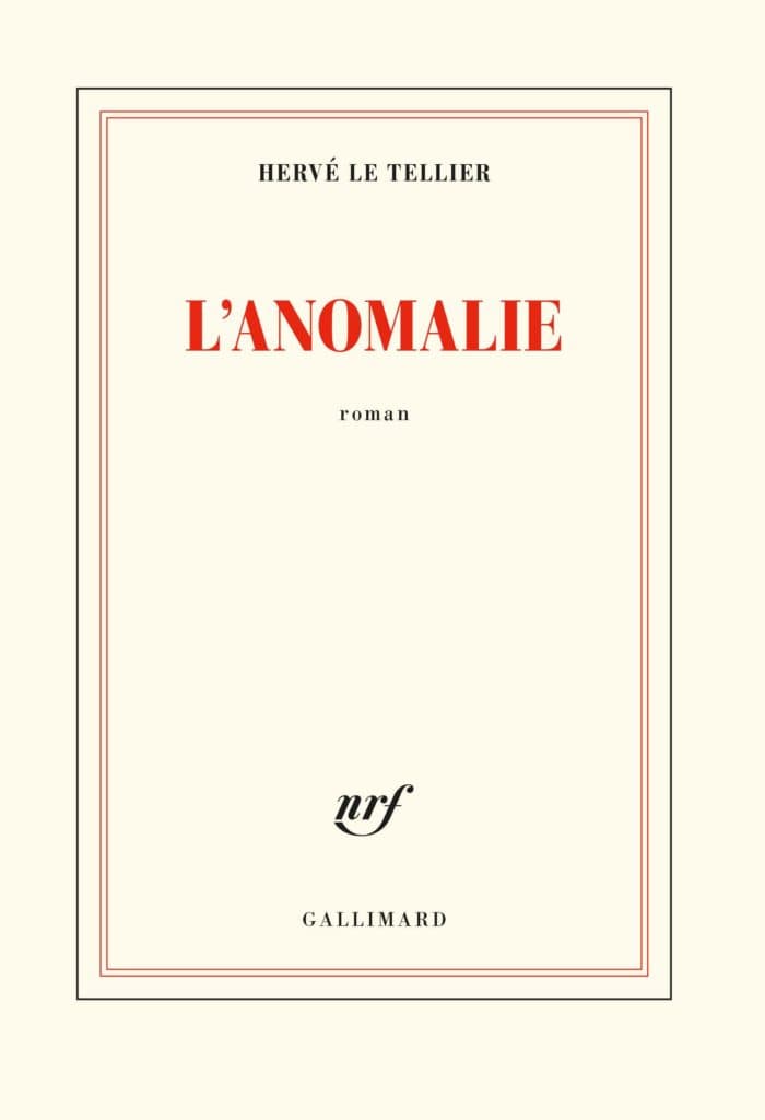 Hervé le Tellier victime du Prix Goncourt pour son roman "L'Anomalie"