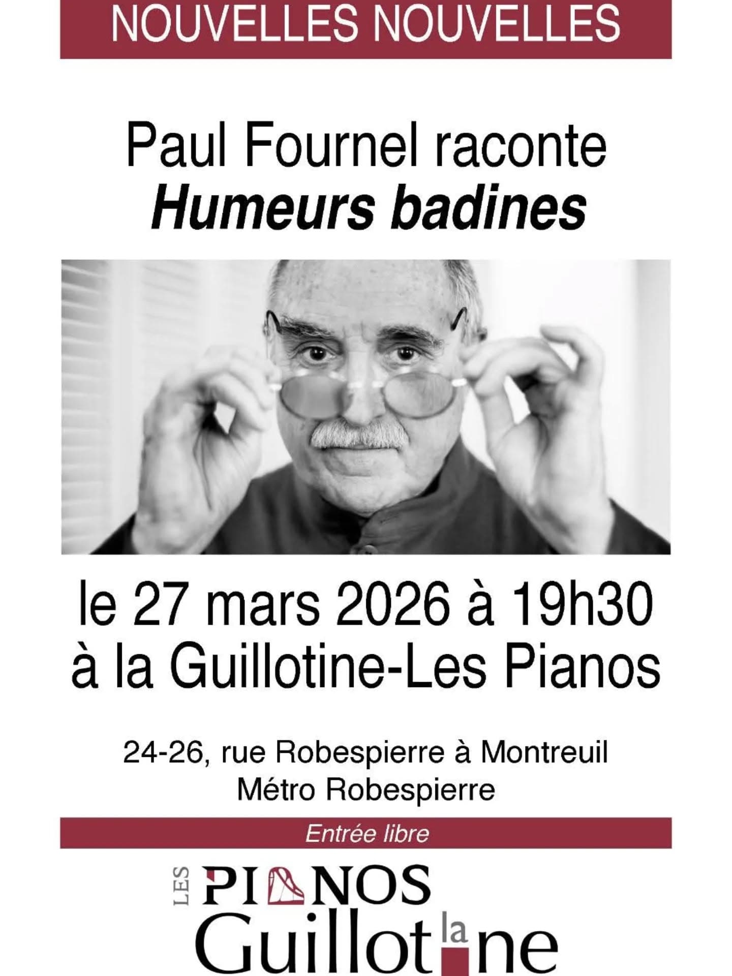 La date approche. C'est à l'étage au fond de la cour derrière le bistro. Les nouvelles seront coquines. Qu'on se le dise. #oulipo #oulipiens…