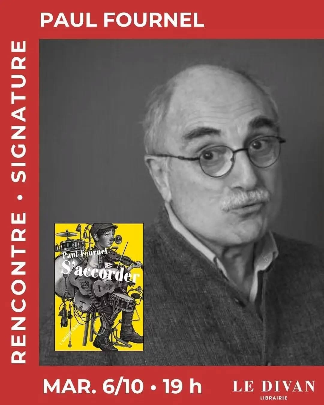 OULIPIENS EN LIBRAIRIE : Paul FOURNEL : "S'accorder" (éditions de L'arbre vengeur) Et sa présentation: mardi 6 octobre ! Pourquoi choisir so…