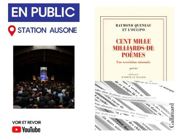 Présentation du nouveau livre de l’Oulipo ! Ce jeudi 29 octobre à Bordeaux, Edua…