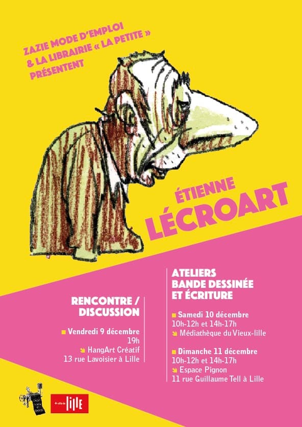 Zazie -Mode d'emploi invite Étienne Lécroart à Lille